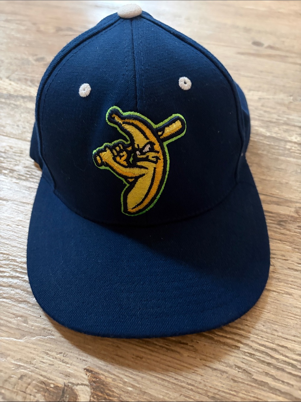 Zephyr Navy Kids Cap with Yellow Banana Patch